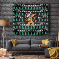 Funny Dabbing Gingerbread Holiday Party Jumper Tapestry Xmas Holiday Patterns - Wonder Print Shop