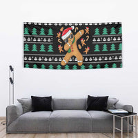 Funny Dabbing Gingerbread Holiday Party Jumper Tapestry Xmas Holiday Patterns - Wonder Print Shop