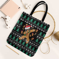 Funny Dabbing Gingerbread Holiday Party Jumper Tote Bag Xmas Holiday Patterns - Wonder Print Shop