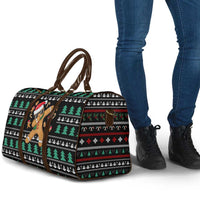 Funny Dabbing Gingerbread Holiday Party Jumper Travel Bag Xmas Holiday Patterns - Wonder Print Shop