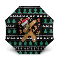 Funny Dabbing Gingerbread Holiday Party Jumper Umbrella Xmas Holiday Patterns - Wonder Print Shop