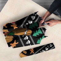 Funny Dabbing Gingerbread Holiday Party Jumper Umbrella Xmas Holiday Patterns - Wonder Print Shop