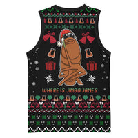 Where Is Jimbo James Marcus The Worm Basketball Jersey Xmas Holiday Patterns - Wonder Print Shop