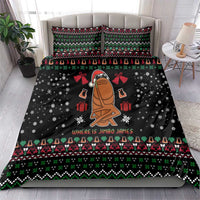 Where Is Jimbo James Marcus The Worm Bedding Set Xmas Holiday Patterns - Wonder Print Shop