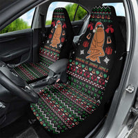 Where Is Jimbo James Marcus The Worm Car Seat Cover Xmas Holiday Patterns - Wonder Print Shop
