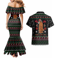 Where Is Jimbo James Marcus The Worm Couples Matching Mermaid Dress and Hawaiian Shirt Xmas Holiday Patterns - Wonder Print Shop