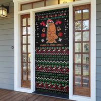Where Is Jimbo James Marcus The Worm Door Cover Xmas Holiday Patterns - Wonder Print Shop