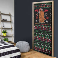 Where Is Jimbo James Marcus The Worm Door Cover Xmas Holiday Patterns - Wonder Print Shop