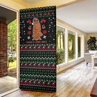 Where Is Jimbo James Marcus The Worm Door Cover Xmas Holiday Patterns - Wonder Print Shop