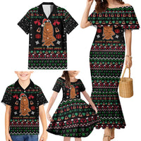 Where Is Jimbo James Marcus The Worm Family Matching Mermaid Dress and Hawaiian Shirt Xmas Holiday Patterns - Wonder Print Shop