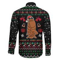 Where Is Jimbo James Marcus The Worm Family Matching Off The Shoulder Long Sleeve Dress and Hawaiian Shirt Xmas Holiday Patterns - Wonder Print Shop