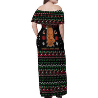 Where Is Jimbo James Marcus The Worm Family Matching Off Shoulder Maxi Dress and Hawaiian Shirt Xmas Holiday Patterns - Wonder Print Shop