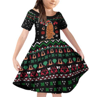 Where Is Jimbo James Marcus The Worm Family Matching Off Shoulder Short Dress and Hawaiian Shirt Xmas Holiday Patterns - Wonder Print Shop
