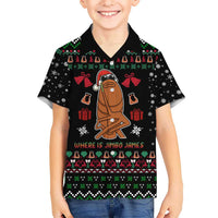 Where Is Jimbo James Marcus The Worm Hawaiian Shirt Xmas Holiday Patterns - Wonder Print Shop