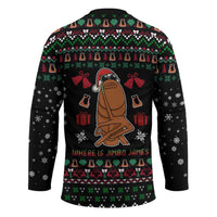 Where Is Jimbo James Marcus The Worm Hockey Jersey Xmas Holiday Patterns - Wonder Print Shop