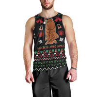 Where Is Jimbo James Marcus The Worm Men Tank Top Xmas Holiday Patterns - Wonder Print Shop