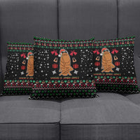 Where Is Jimbo James Marcus The Worm Pillow Cover Xmas Holiday Patterns - Wonder Print Shop