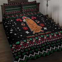 Where Is Jimbo James Marcus The Worm Quilt Bed Set Xmas Holiday Patterns - Wonder Print Shop