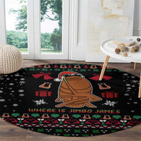 Where Is Jimbo James Marcus The Worm Round Carpet Xmas Holiday Patterns - Wonder Print Shop
