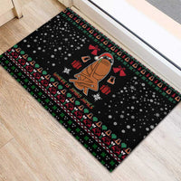 Where Is Jimbo James Marcus The Worm Rubber Doormat Xmas Holiday Patterns - Wonder Print Shop