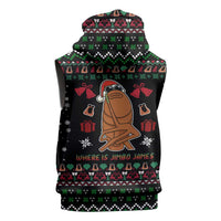 Where Is Jimbo James Marcus The Worm Sleeveless Hoodie Xmas Holiday Patterns - Wonder Print Shop