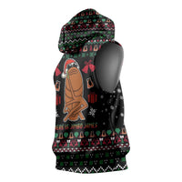 Where Is Jimbo James Marcus The Worm Sleeveless Hoodie Xmas Holiday Patterns - Wonder Print Shop