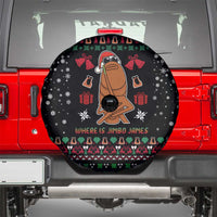Where Is Jimbo James Marcus The Worm Spare Tire Cover Xmas Holiday Patterns - Wonder Print Shop