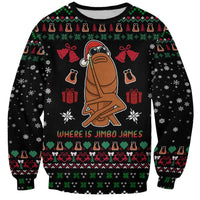 Where Is Jimbo James Marcus The Worm Sweatshirt Xmas Holiday Patterns - Wonder Print Shop