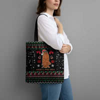 Where Is Jimbo James Marcus The Worm Tote Bag Xmas Holiday Patterns - Wonder Print Shop