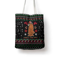 Where Is Jimbo James Marcus The Worm Tote Bag Xmas Holiday Patterns - Wonder Print Shop
