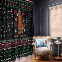 Where Is Jimbo James Marcus The Worm Window Curtain Xmas Holiday Patterns - Wonder Print Shop