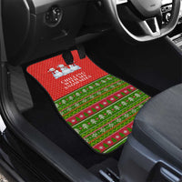 Chilling With My Snowmies Christmas Car Mats Xmas Holiday Patterns - Wonder Print Shop