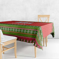 Chilling With My Snowmies Christmas Tablecloth Xmas Holiday Patterns - Wonder Print Shop
