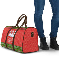 Chilling With My Snowmies Christmas Travel Bag Xmas Holiday Patterns - Wonder Print Shop
