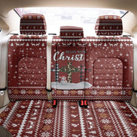Christian Noel Christmas Back Car Seat Cover Xmas Holiday Patterns - Wonder Print Shop