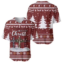 Christian Noel Christmas Baseball Jersey Xmas Holiday Patterns - Wonder Print Shop