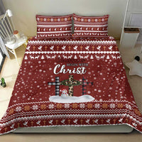 Christian Noel Christmas Bedding Set Xmas Holiday Patterns - Wonder Print Shop