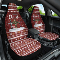 Christian Noel Christmas Car Seat Cover Xmas Holiday Patterns - Wonder Print Shop