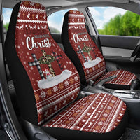 Christian Noel Christmas Car Seat Cover Xmas Holiday Patterns - Wonder Print Shop