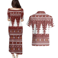 Christian Noel Christmas Couples Matching Puletasi and Hawaiian Shirt Xmas Holiday Patterns - Wonder Print Shop