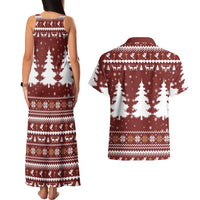 Christian Noel Christmas Couples Matching Tank Maxi Dress and Hawaiian Shirt Xmas Holiday Patterns - Wonder Print Shop