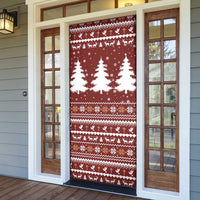 Christian Noel Christmas Door Cover Xmas Holiday Patterns - Wonder Print Shop