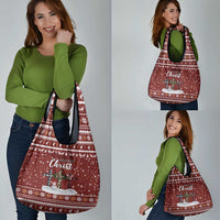 Christian Noel Christmas Grocery Bag Xmas Holiday Patterns - Wonder Print Shop