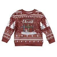 Christian Noel Christmas Kid Ugly Christmas Sweater Xmas Holiday Patterns - Wonder Print Shop