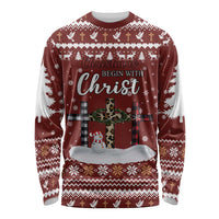 Christian Noel Christmas Long Sleeve Shirt Xmas Holiday Patterns - Wonder Print Shop