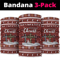 Christian Noel Christmas Neck Gaiter Xmas Holiday Patterns - Wonder Print Shop