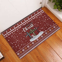 Christian Noel Christmas Rubber Doormat Xmas Holiday Patterns - undefined