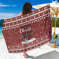Christian Noel Christmas Sarong Xmas Holiday Patterns - Wonder Print Shop