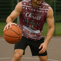 Christian Noel Christmas Sleeveless Hoodie Xmas Holiday Patterns - Wonder Print Shop