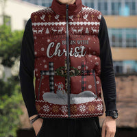 Christian Noel Christmas Sleeveless Puffer Jacket Xmas Holiday Patterns - Wonder Print Shop